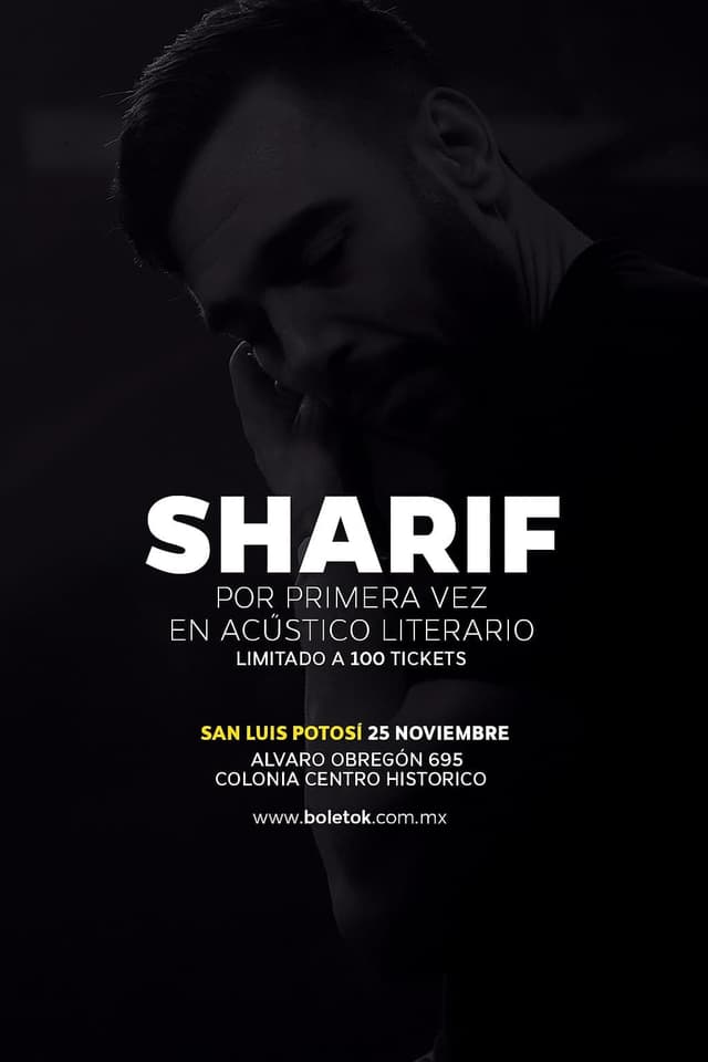SHARIF / ACÚSTICO LITERARIO / SAN LUIS POTOSÍ